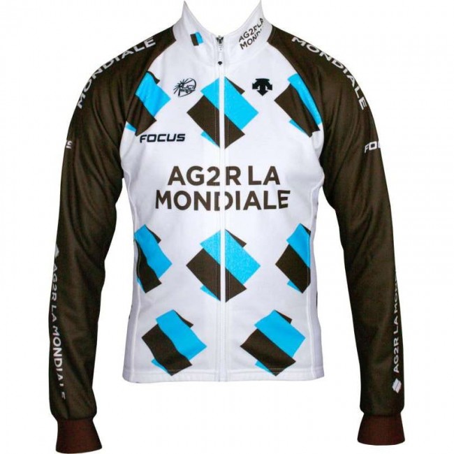 AG2R LA MONDIALE 2015 Fahrrad Winterjacke-Radsport-Profi-Team