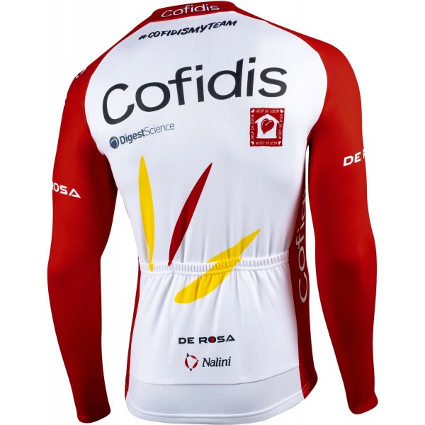 COFIDIS 2020 Radtrikot langarm-Radsport-Profi-Team