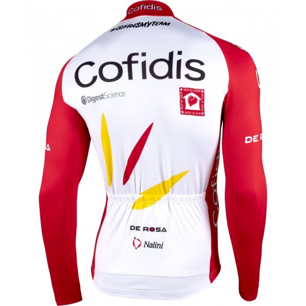 COFIDIS 2021 Radtrikot langarm-Radsport-Profi-Team