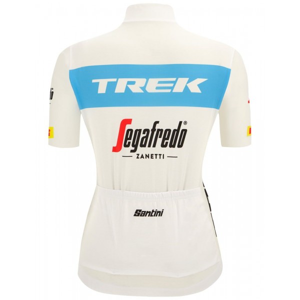 TREK-SEGAFREDO Damen Team 2022 Radtrikot kurzarm(langer Reißverschluss)-Radsport-Profi-Team
